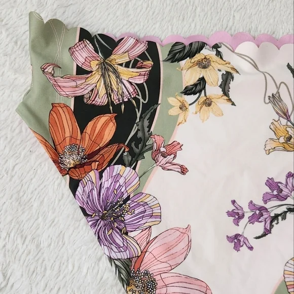New!Agua‎ Bendita Vitreo Penelope Scalloped Bikini Bottom